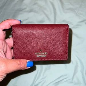 Kate Spade Wallet (Maroon)